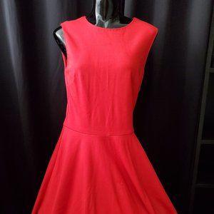 Midi Dress Coral Color